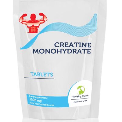 Monohidrato de creatina 1000 mg comprimidos Paquete de recarga de 120 comprimidos