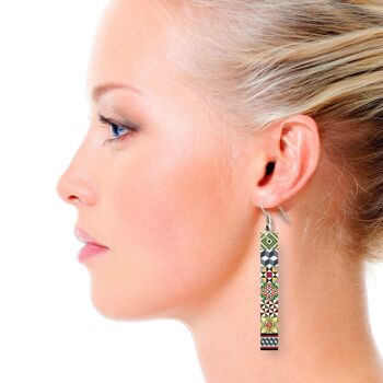 Boucles d'oreilles Lg Modernist Tiles 2