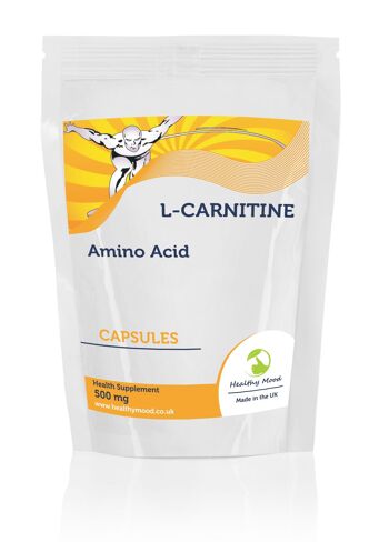 L-carnitine Acide Aminé 500mg Comprimés 120 Comprimés FLACON 2