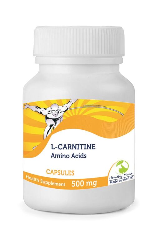 L-carnitine Amino Acid 500mg Tablets 1000 Tablets Refill Pack