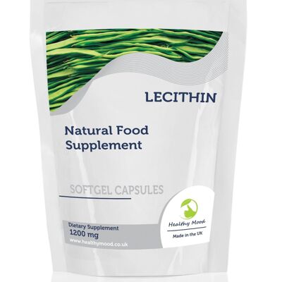 LECITHIN 1200mg Softgel Capsules 60 Capsules Refill Pack