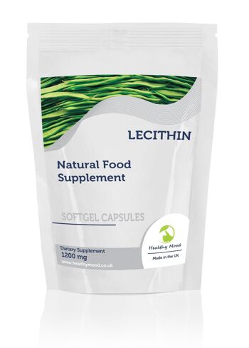 LÉCITHINE 1200mg Capsules Molles 60 Capsules Recharge 1