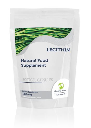 LÉCITHINE 1200mg Capsules Molles 120 Capsules Recharge 1