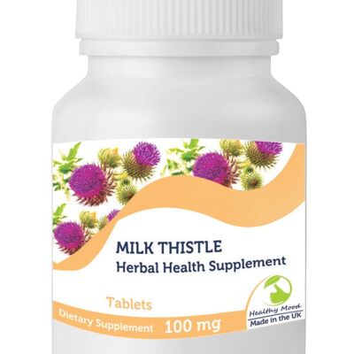 Natural Milk Thistle 100mg Tablets