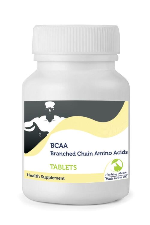 BCAA Branched Chain Amino Acid Tablets 250 Capsules BOTTLE