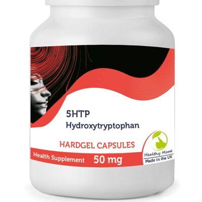 5HTP Hydroxytryptophan 50mg Capsules 30 Capsules BOTTLE