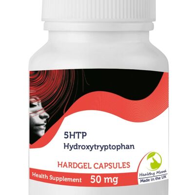 5HTP Hidroxitriptófano 50 mg Cápsulas 60 Cápsulas BOTELLA