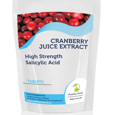 Cranberry Juice Extract Tablets 60 Tablets BOTTLE