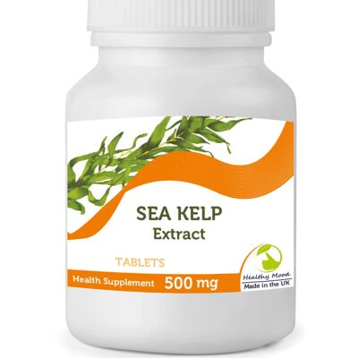 Sea Kelp Extract 500mg Tablets 500 Tablets BOTTLE