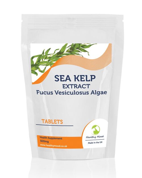 Sea Kelp Extract 500mg Tablets 1000 Tablets Refill Pack