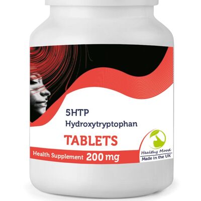 5HTP 200 mg comprimidos Paquete de recarga de 120 comprimidos