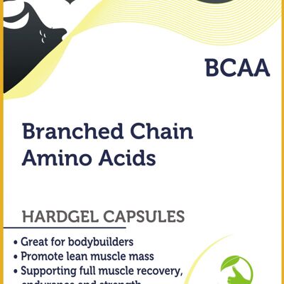 Capsules d'acides aminés à chaîne ramifiée BCAA (1)