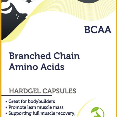 BCAA Branched Chain Amino Acid Capsules (1) 120