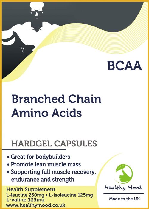 BCAA Branched Chain Amino Acid Capsules (1) 60