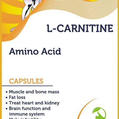 Cápsulas de aminoácidos de L-carnitina (1)