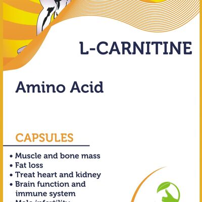 Cápsulas de aminoácidos de L-carnitina (1) 180