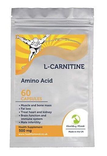 Capsules d'acides aminés L-carnitine (1) 60 2