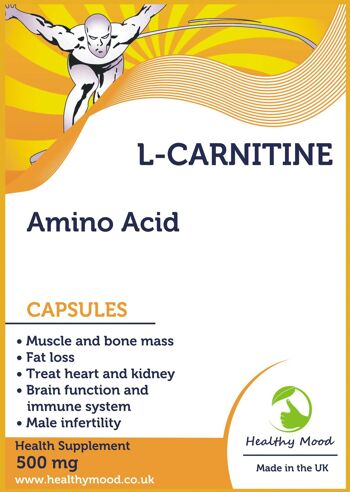 Capsules d'acides aminés L-carnitine (1) 90 1