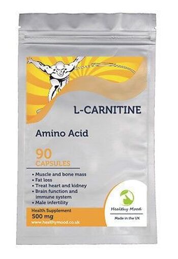 Capsules d'acides aminés L-carnitine (1) 90 2