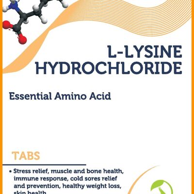 L-lysine Hydrochloride 500mg Amino Acid Tablets (1) 120 Tabs