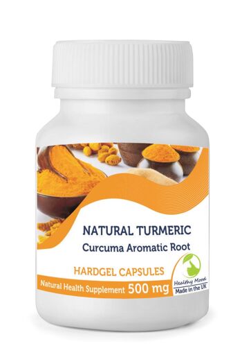 Curcuma Aromatique Curcuma Racine 500mg Capsules Hardgel 120 Capsules Recharge