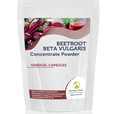 Beetroot Extract 100mg Capsules 500 Capsules Refill Pack