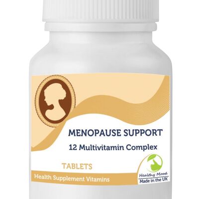Soutien de la ménopause 12 comprimés multivitaminés