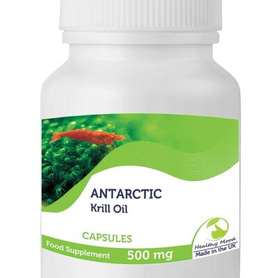 Olio di Krill Antartico 500mg Capsule 500 Capsule BOTTLE