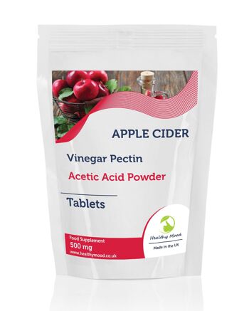 Pectine de vinaigre de cidre de pomme 500 mg comprimés 120 comprimés recharge 1