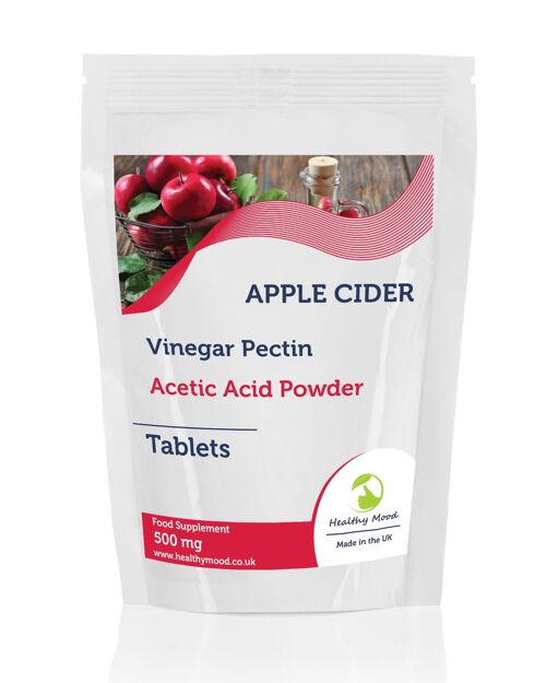 Apple Cider Vinegar Pectin 500mg Tablets 250 Tablets Refill Pack