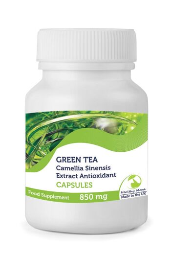 Capsules d'extrait de thé vert 850 mg 1