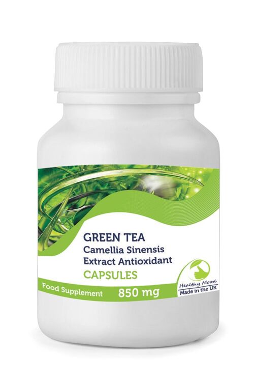 Green Tea 850mg Extract Capsules 60 Tablets BOTTLE