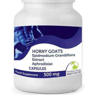 Horny Goats Weed 500 mg Cápsulas 120 Cápsulas BOTELLA