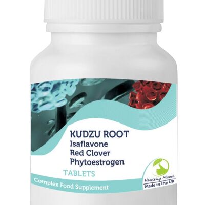 Kudzu Root Soya Isaflavone Red CloverTablets 180 Tablets Refill Pack