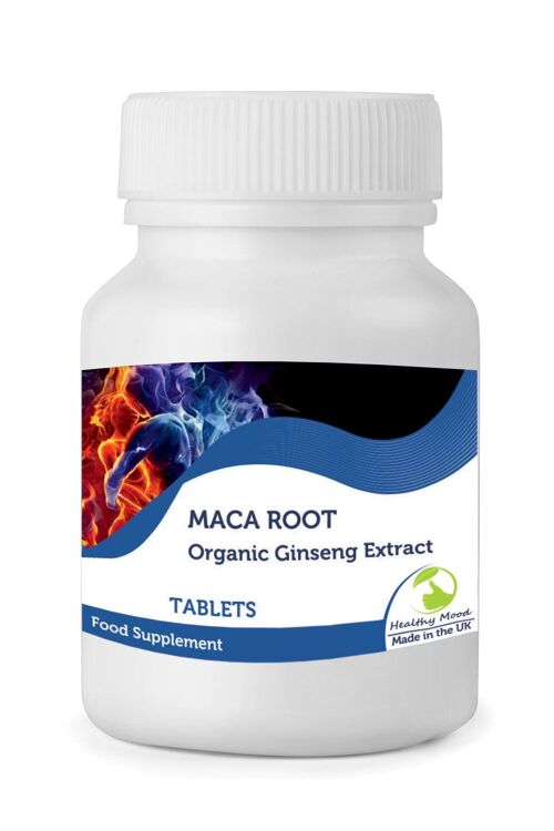 Maca Root Extract Ginseng 500mg Tablets 30 Tablets BOTTLE