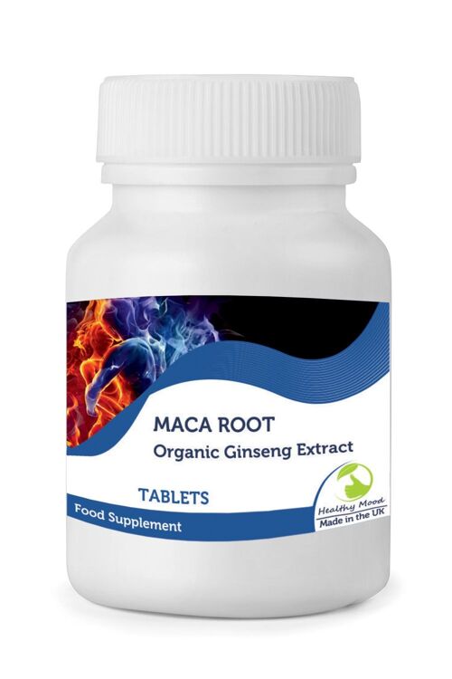 Maca Root Extract Ginseng 500mg Tablets 60 Tablets BOTTLE