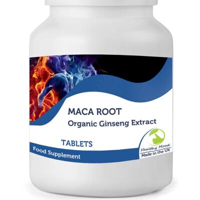 Maca Root Extract Ginseng 500mg Tablets 180 Tablets BOTTLE