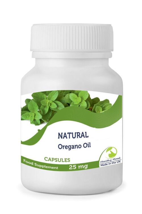 Oregano Oil 25mg Capsules 250 Capsules Refill Pack