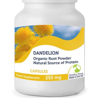 Dandelion Root  250mg Capsules 60 Capsules BOTTLE