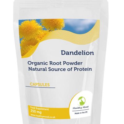 Dandelion Root  250mg Capsules 30 Capsules Refill Pack