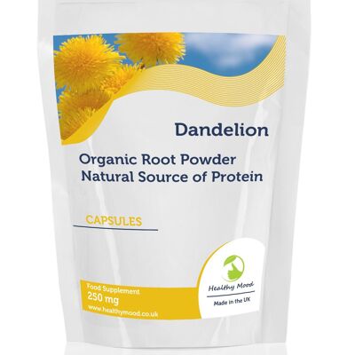 Dandelion Root  250mg Capsules 180 Capsules Refill Pack