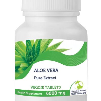 Extrait d'Aloe Vera 6000mg Comprimés 30 Comprimés FLACON