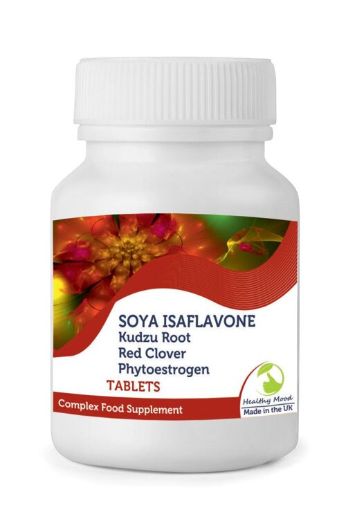 Soya Isaflavone Kudzu Root Red Clover Tablets 180 Tablets Refill Pack