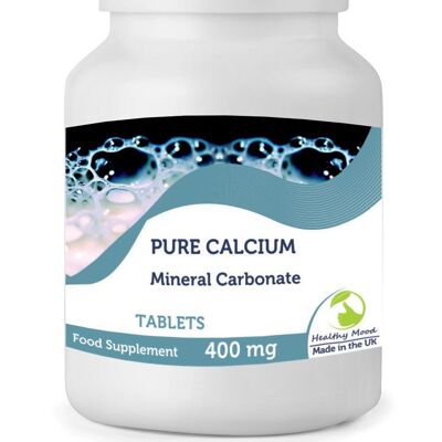 Pure Calcium 400mg Tablets 90 Tablets BOTTLE