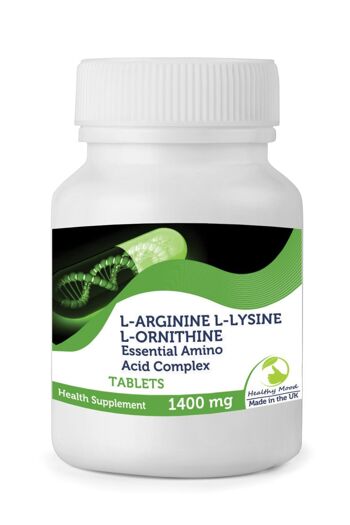 L-Arginine L-Lysine L-Ornithine Comprimés 180 Comprimés FLACON