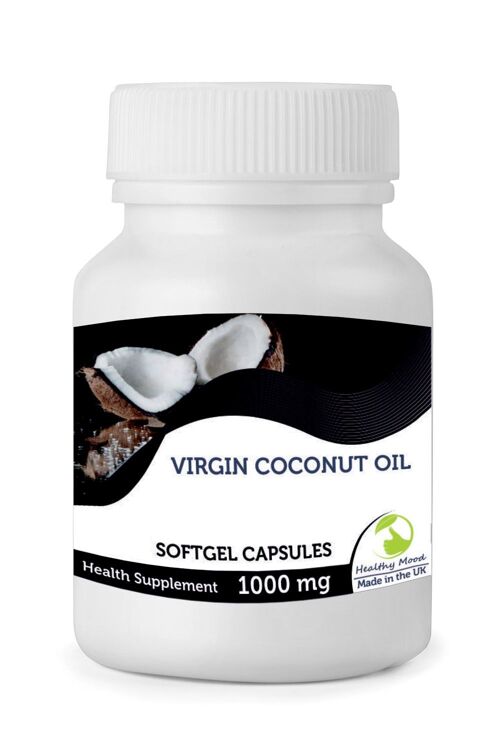 Virgin Coconut Oil 1000mg Capsules 90 Capsules BOTTLE