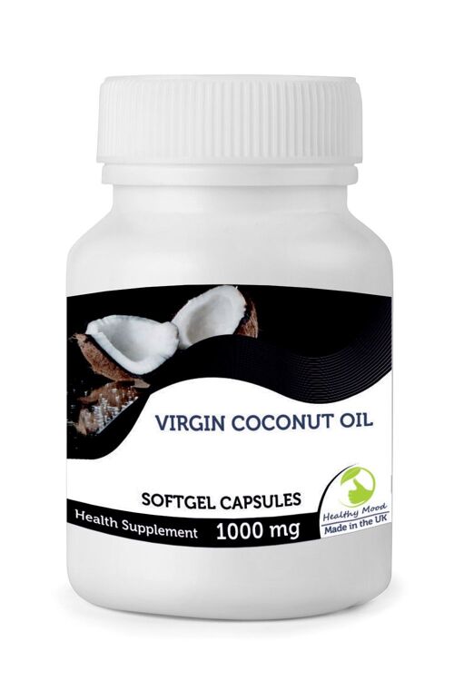 Virgin Coconut Oil 1000mg Capsules 120 Capsules BOTTLE