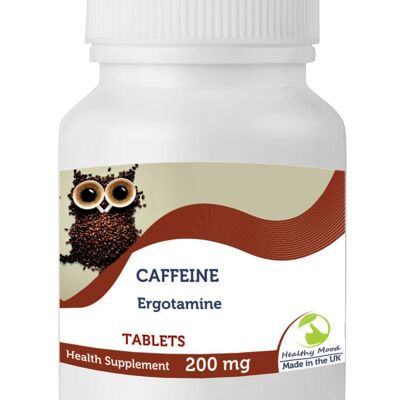 Cafeína 200 mg Comprimidos 30 comprimidos BOTELLA