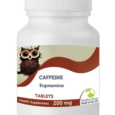 Cafeína 200 mg Comprimidos 90 Comprimidos BOTELLA