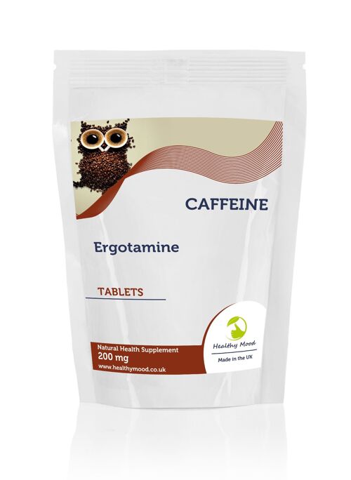 Caffeine 200mg Tablets 60 Tablets Refill Pack